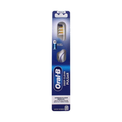 ORAL B TOOTH BRUSH DEEP CLEAN PULSAR POWERED MEDIUM