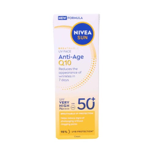 NIVEA SUN CREAM ANTI AGE Q10 SPF 50+ 40ML