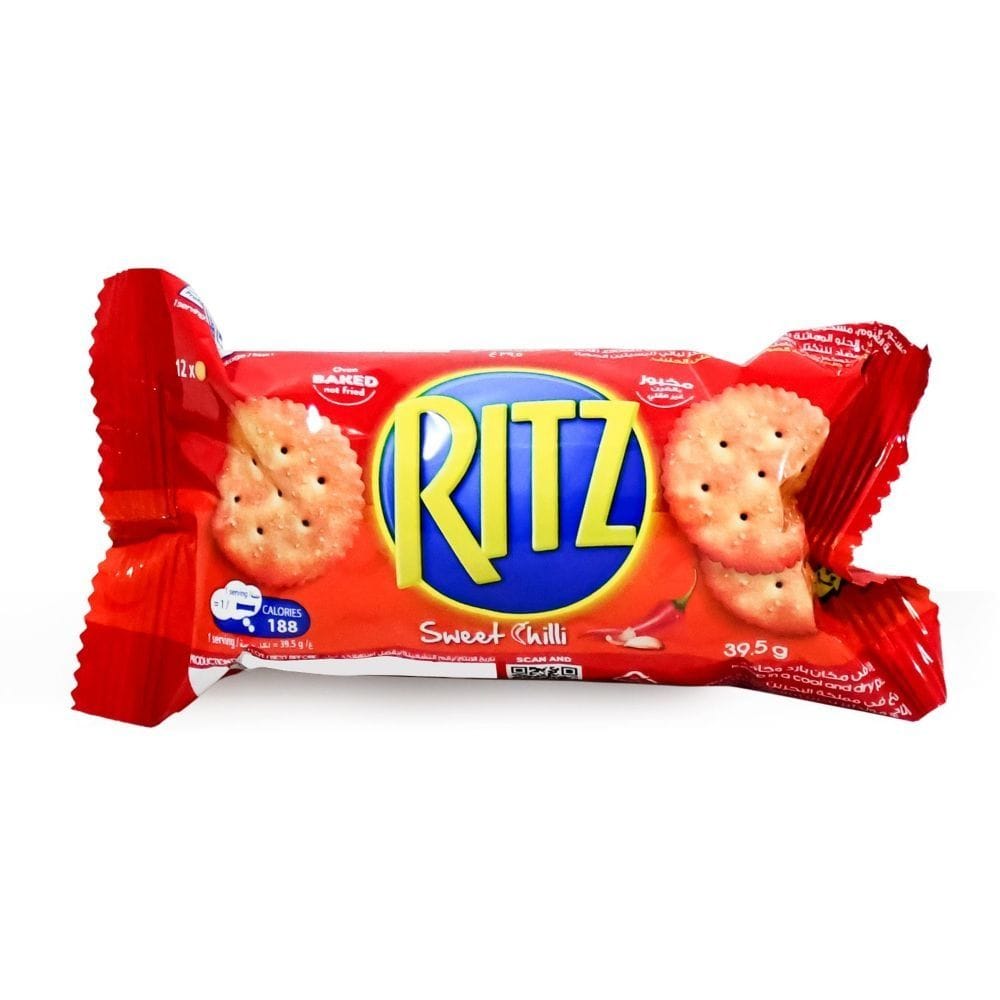 RITZ CRACKERS SWEET CHILLI 39.5G RITZ CRACKERS SWEET CHILLI 39.5G