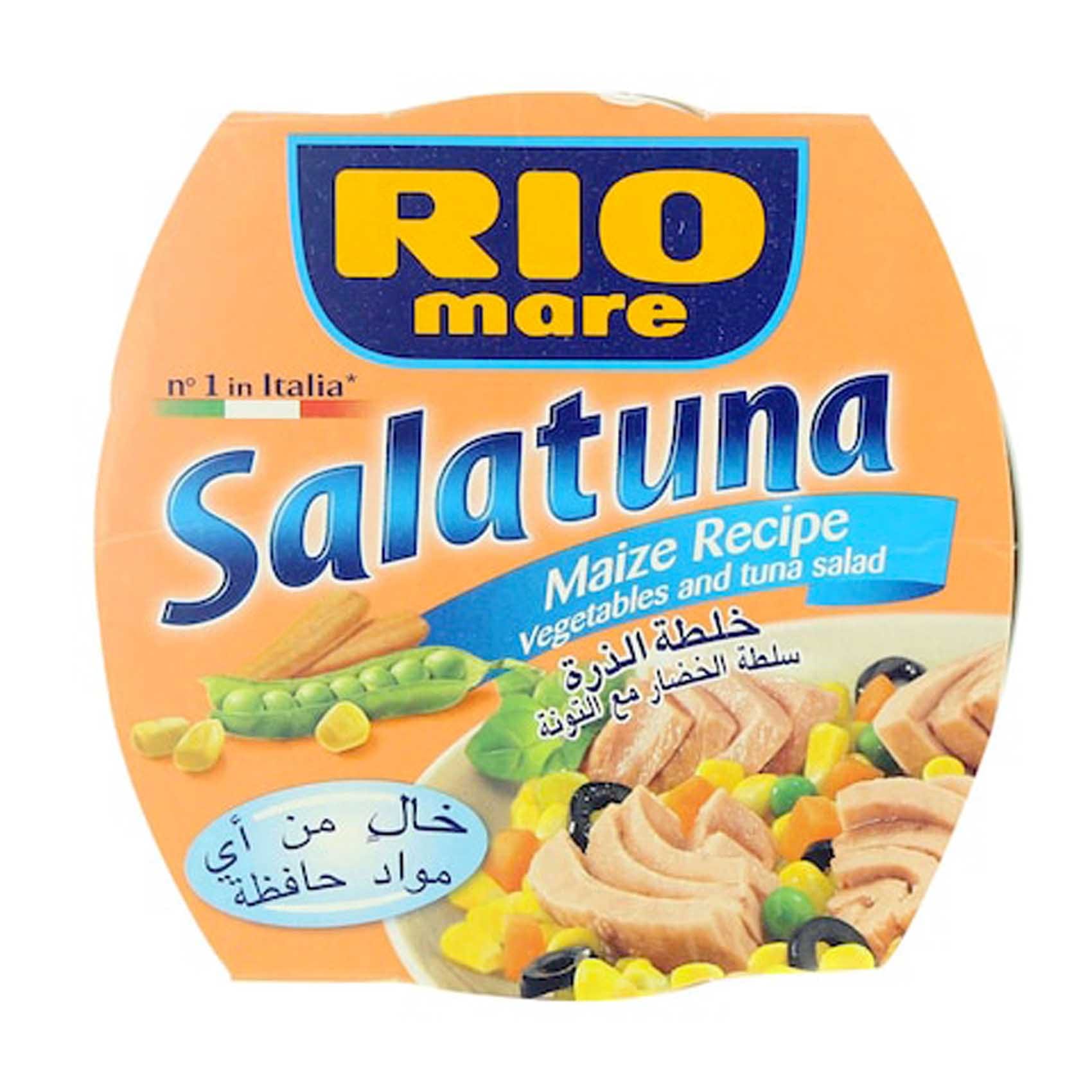 RIO MARE SALATUNA TUNA & CORN 160G RIO MARE SALATUNA TUNA & CORN 160G
