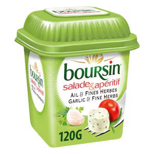 BOURSIN SALAD GARLIC & FINE HERBS 120G