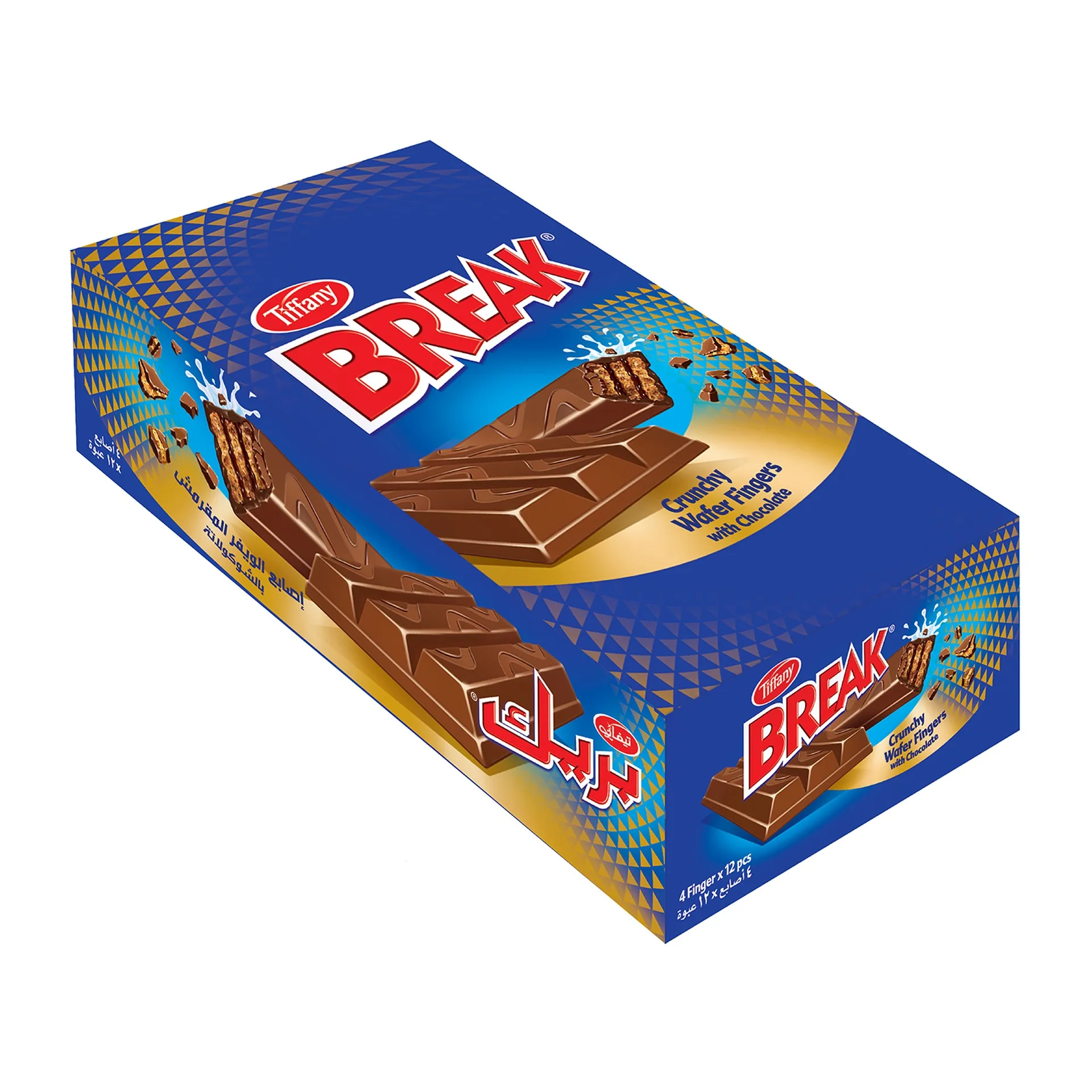 TIFFANY BREAK CRUNCHY WAFER FINGERS 25G X 12 TIFFANY BREAK CRUNCHY WAFER FINGERS 25 G X 12