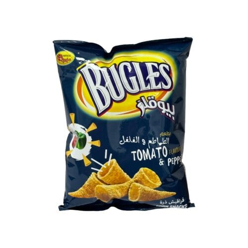 BUGLES CHIPS SOUR TOMATO & PEPPER FLVR 120G