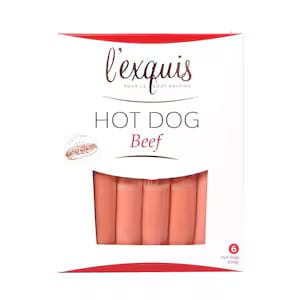 LEXQUIS BEEF HOT DOG 300G