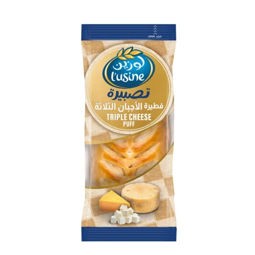 LUSINE PUFF TRIPLE CHEESE 100G