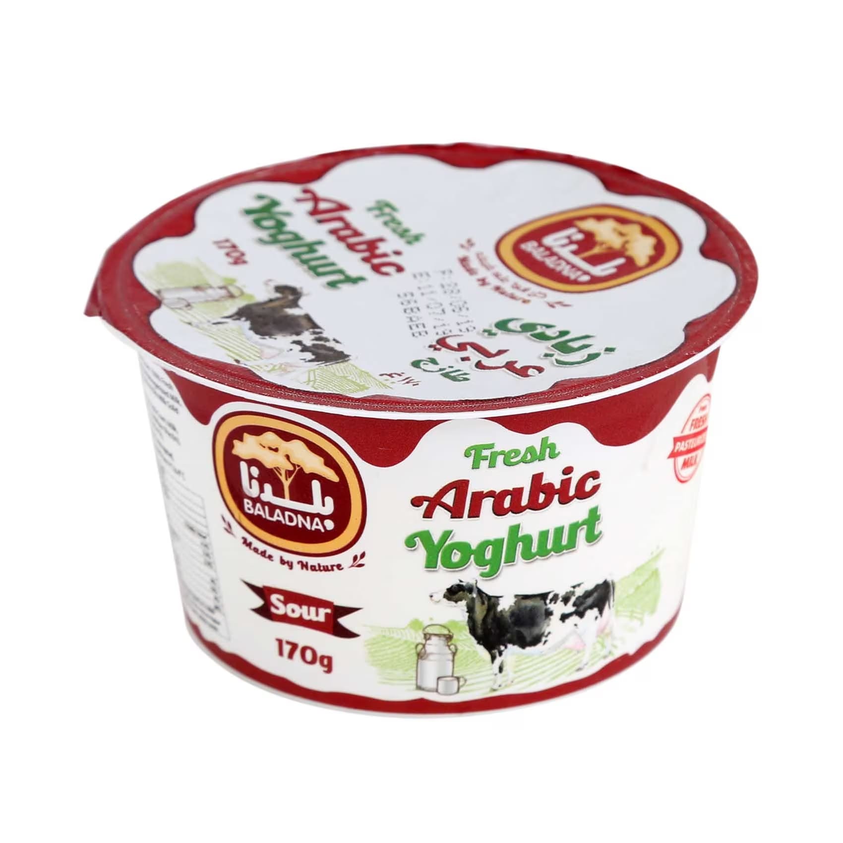 BALADNA FRESH YOGURT ARABIC 170G FF BALADNA FRESH YOGURT ARABIC 170G FF