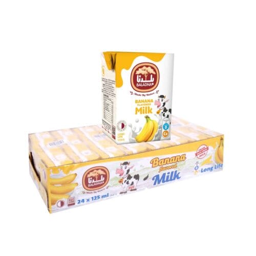 BALADNA LL MILK BANANA LF 125 ML X 24