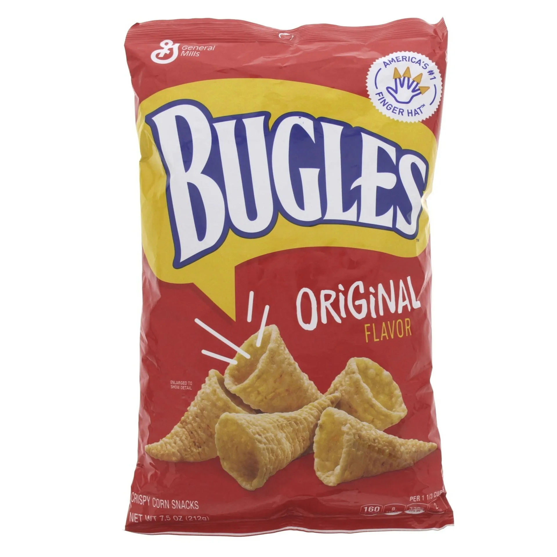 BUGLES CHIPS ORIGINAL FLVR 120G BUGLES CHIPS ORIGINAL FLVR 120G