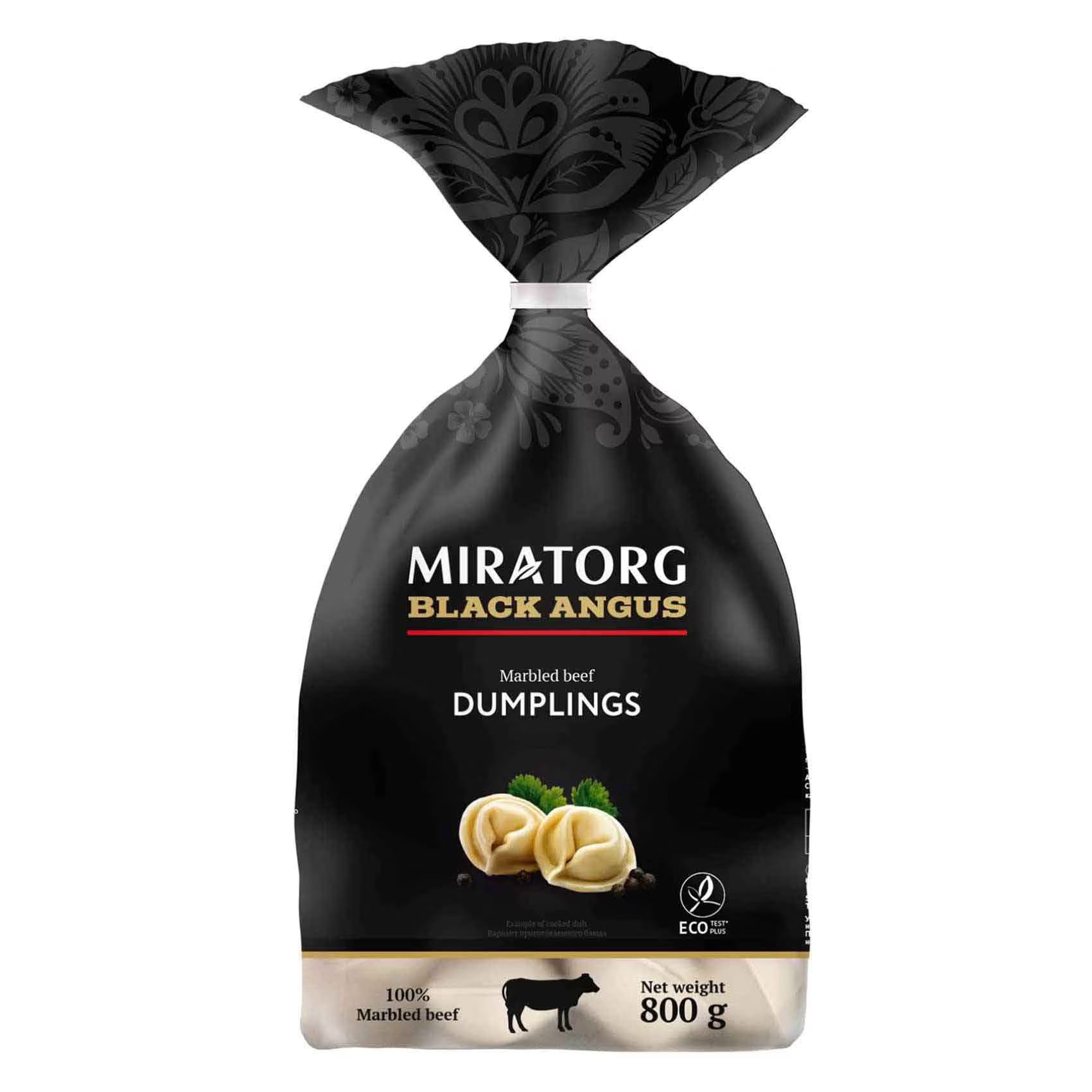 MIRATORG ANGUS MARBLED BEEF DUMPLINGS 800G MIRATORG ANGUS MARBLED BEEF DUMPLINGS 800G