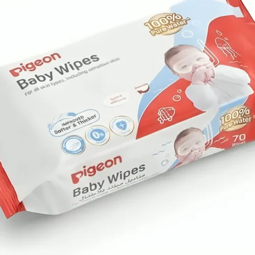 PIGEON BABY WIPES FOR ALL SKIN TYPES 70S