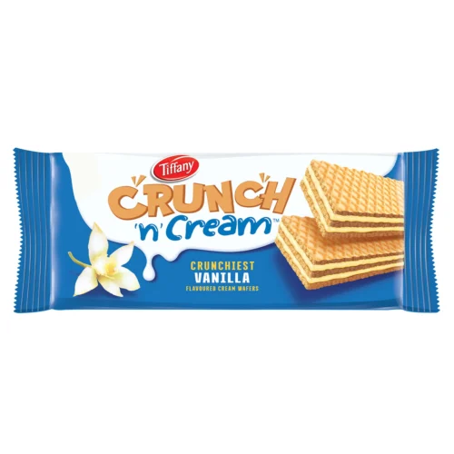 TIFFANY WAFER CRUNCH & CREAM VANILLA 65G