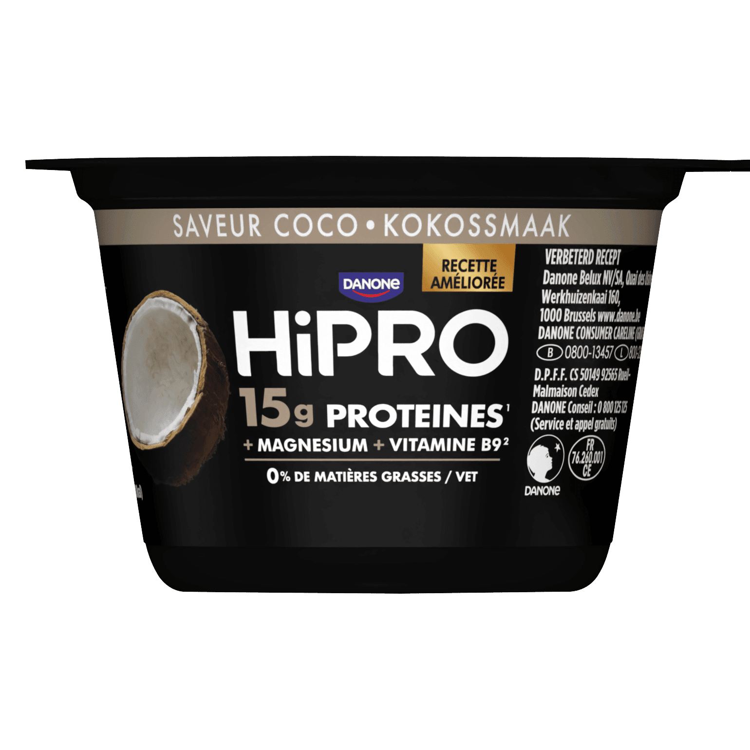 HIPRO 15G PROTEIN YOGURT SAVEUR COCO 160G HIPRO 15G PROTEIN YOGURT SAVEUR COCO 160G