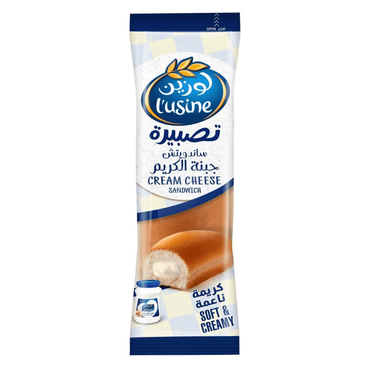 LUSINE CREAM CHEESE SANDWICH 112.5G LUSINE CREAM CHEESE SANDWICH 112.5G
