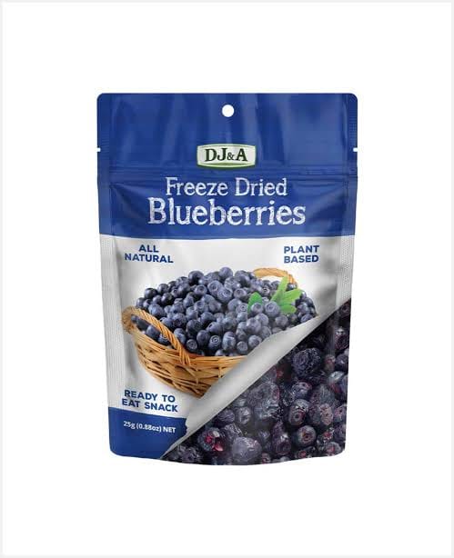 DJ&A FREEZE DRIED BLUEBERRIES 25 G