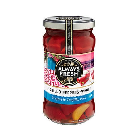 ALWAYS FRESH PIQUILLO PEPPERS 285G
