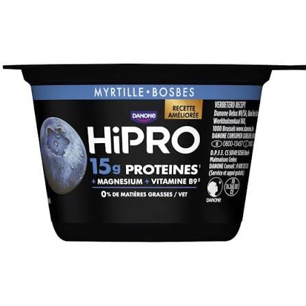 HIPRO 15G PROTEIN YOGURT MYRTILLE 160G