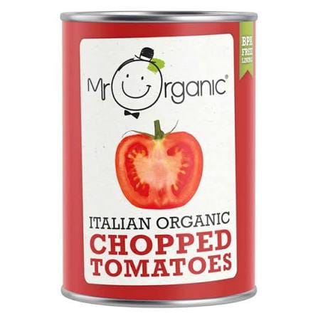 MR ORGANIC CHOPPED TOMATOES 400G
