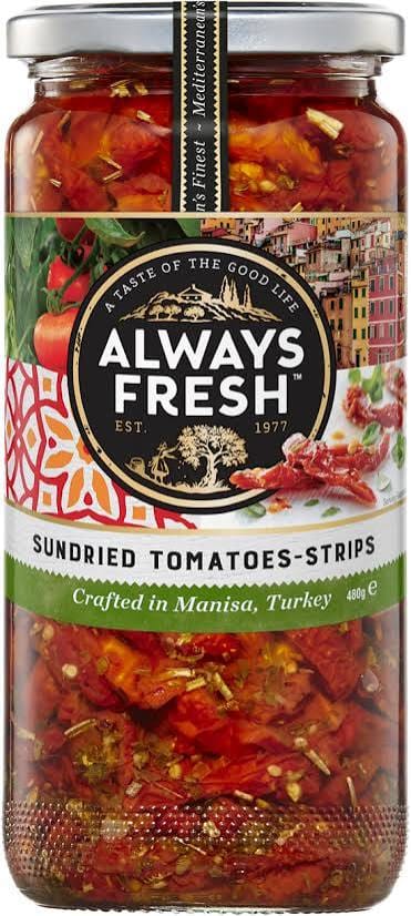 ALWAYS FRESH SUNDRIED TOMATOES STRIPS 220G