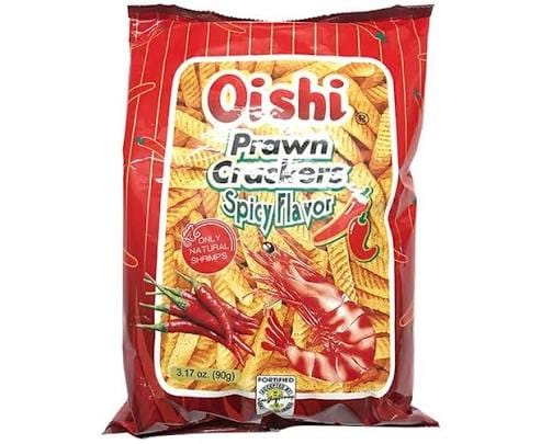 OISHI PRAWN CRACKERS SPICY 90G