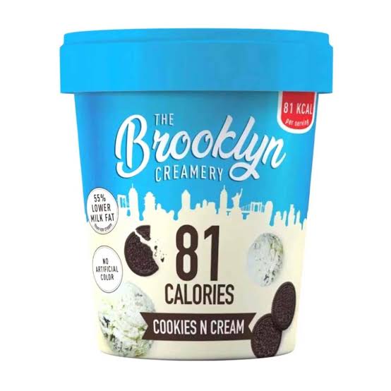 BROOKLYN LOW CALORIE COOKIES & CREAM 125 ML BROOKLYN LOW CALORIE COOKIES & CREAM 125 ML