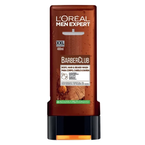 LOREAL SHOWER GEL BARBER CLUB 400ML
