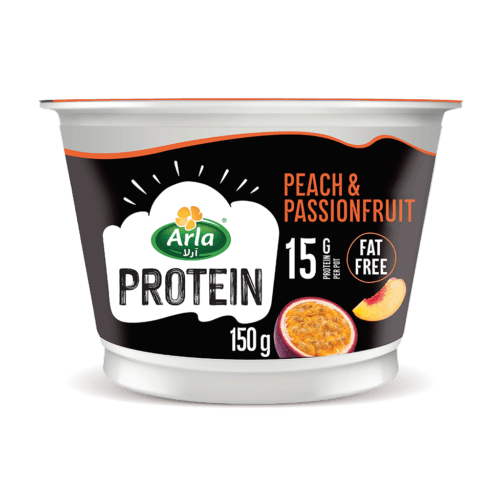 ARLA PROTEIN YOGURT PEACH & PASSION FRUIT 150G