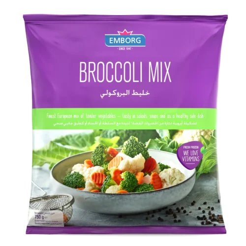 EMBORG FROZEN BROCCOLI MIX 750G