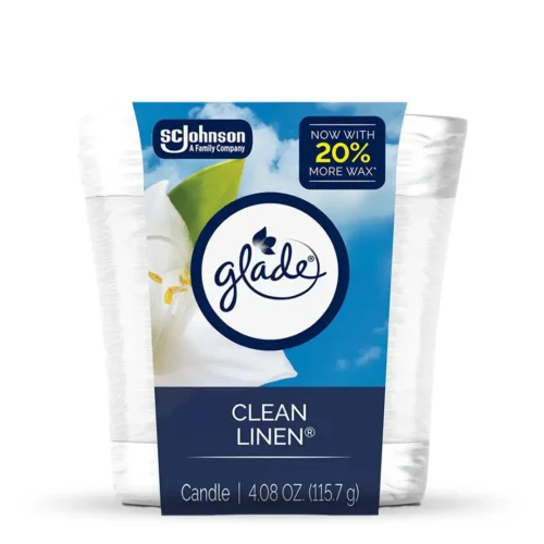 GLADE CANDLE CLEAN LINEN 115.7G