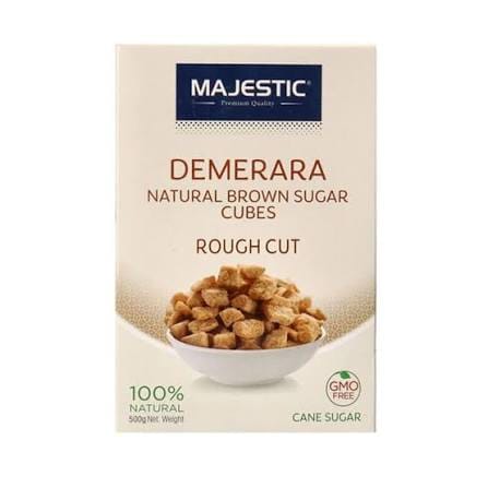 MAJESTIC DEMERARA NATURAL BROWN SUGAR CUBE 500