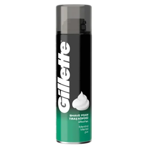 GILLETTE SHAVING FOAM MENTHOL 200ML