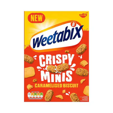WEETABIX CEREAL CRISPY MINIS CARAMELISED BISCUIT 500GM