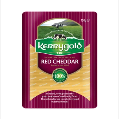 KERRYGOLD MILD CHEDDAR SLICES RED 150GM