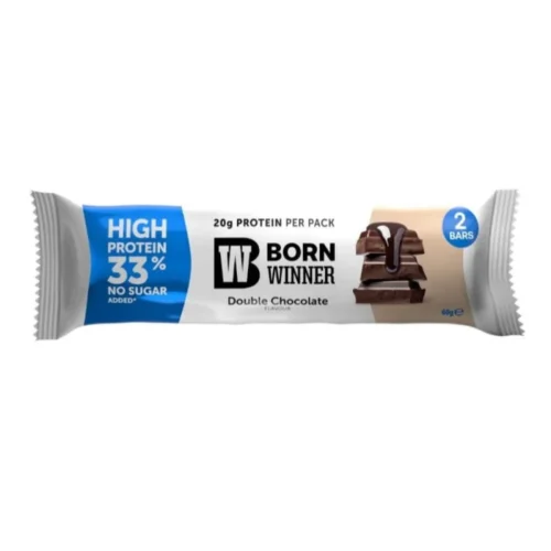 BORN WINNER PROTEIN BAR DOUBLE CHOCOLATE 60 GM