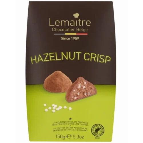 LEMAITRE CHOCOLATIER BELGE HAZELNUT CRISP 150GM