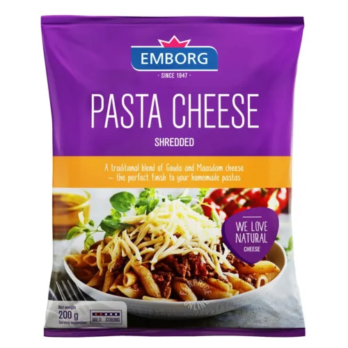 EMBORG SHREDDED PASTA CHEESE 200GM