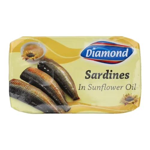 DIAMOND SARDINES IN SUNFLOWER OIL 125GM