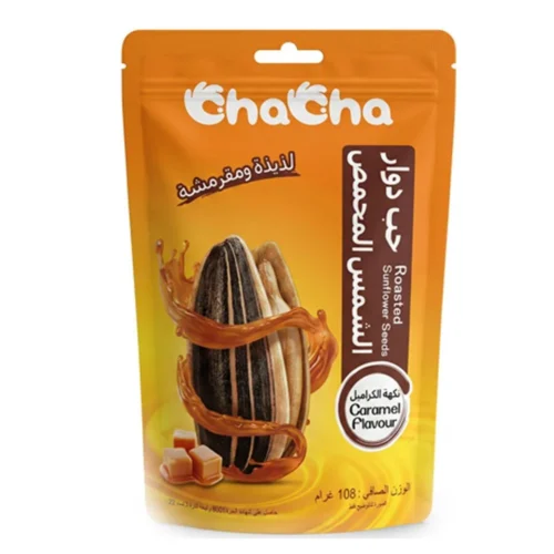 CHACHA ROASTED SUNFLOWER SEEDS CARAMEL FLAVOUR 108GM