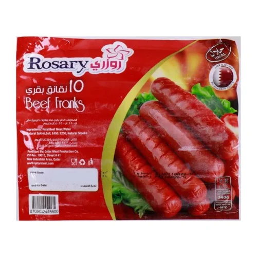 ROSARY BEEF FRANKS 340GM