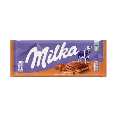 MILKA CARAMEL CHOCOLATE 95GM