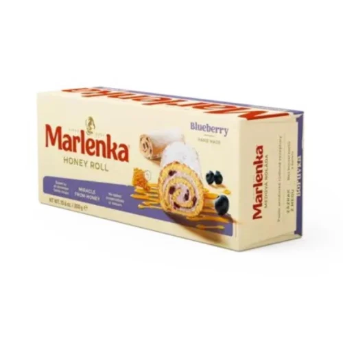 MARLENKA HONEY ROLL WITH BLUEBERRIES 300G
