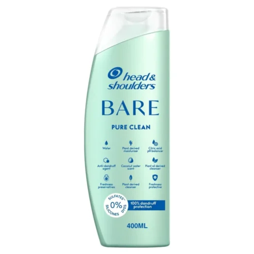 HEAD & SHOLDER BARE ANTI-DANDRUFF SHAMOO PURE CLEAN 400ML